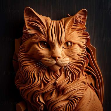 3D model Liof cat breeds cat (STL)